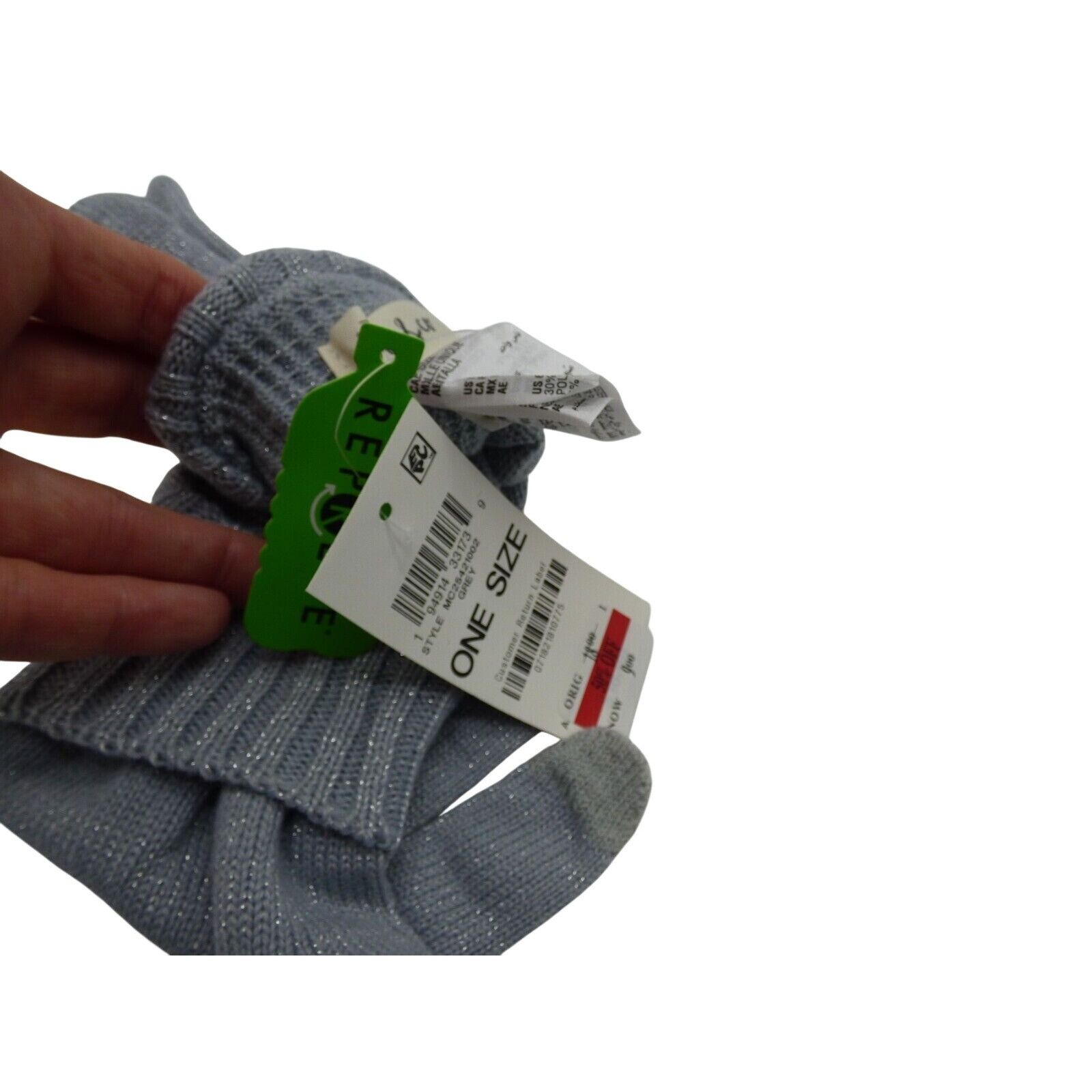 Other Style & Co Women's Solid Shine Cuff Beanie, and Tech-tip Gl Size ONE SIZE - 5 Thumbnail