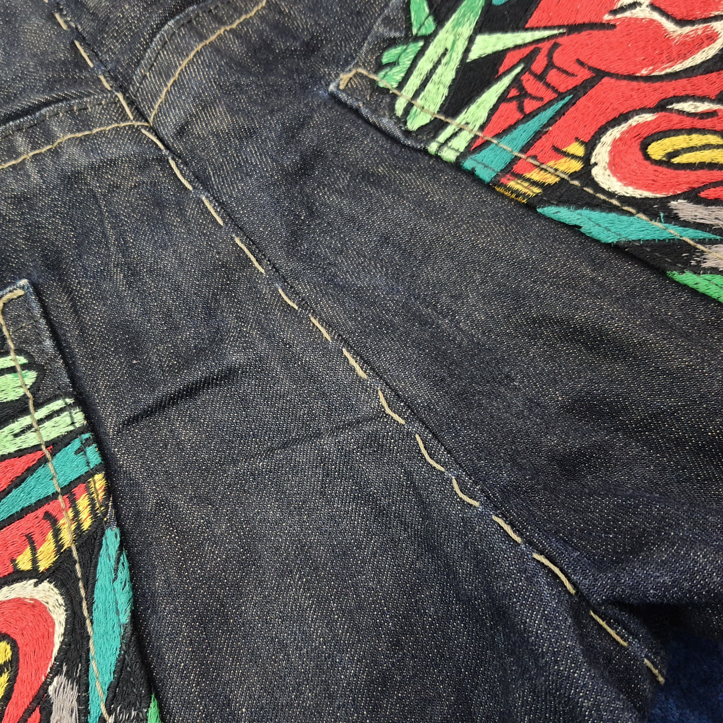 Ed Hardy Vintage Ed Hardy by Christian Audigier Jeans C258N15 Size US 38 / EU 54 - 18 Thumbnail