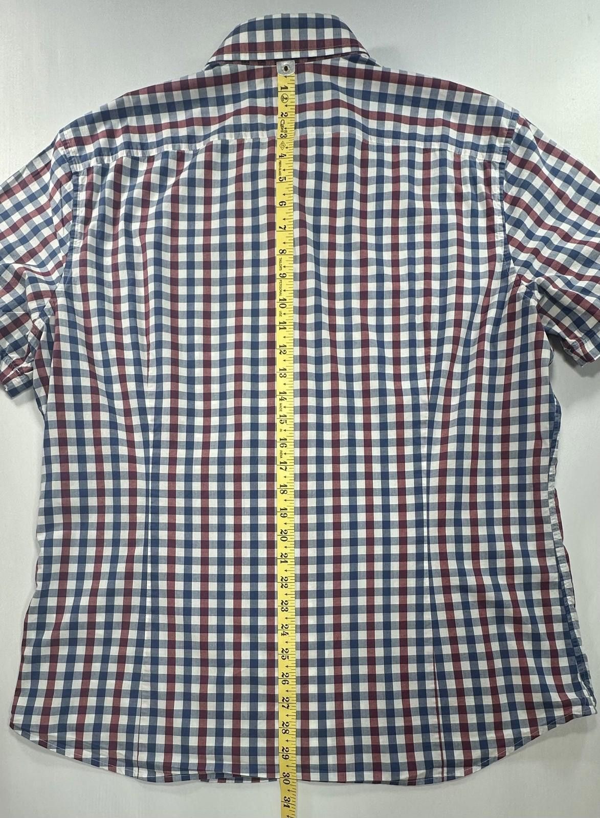 Banana Republic Banana Republic Cotton/Spandex Button Up Multicolor Mens XL Size US XL / EU 56 / 4 - 3 Thumbnail