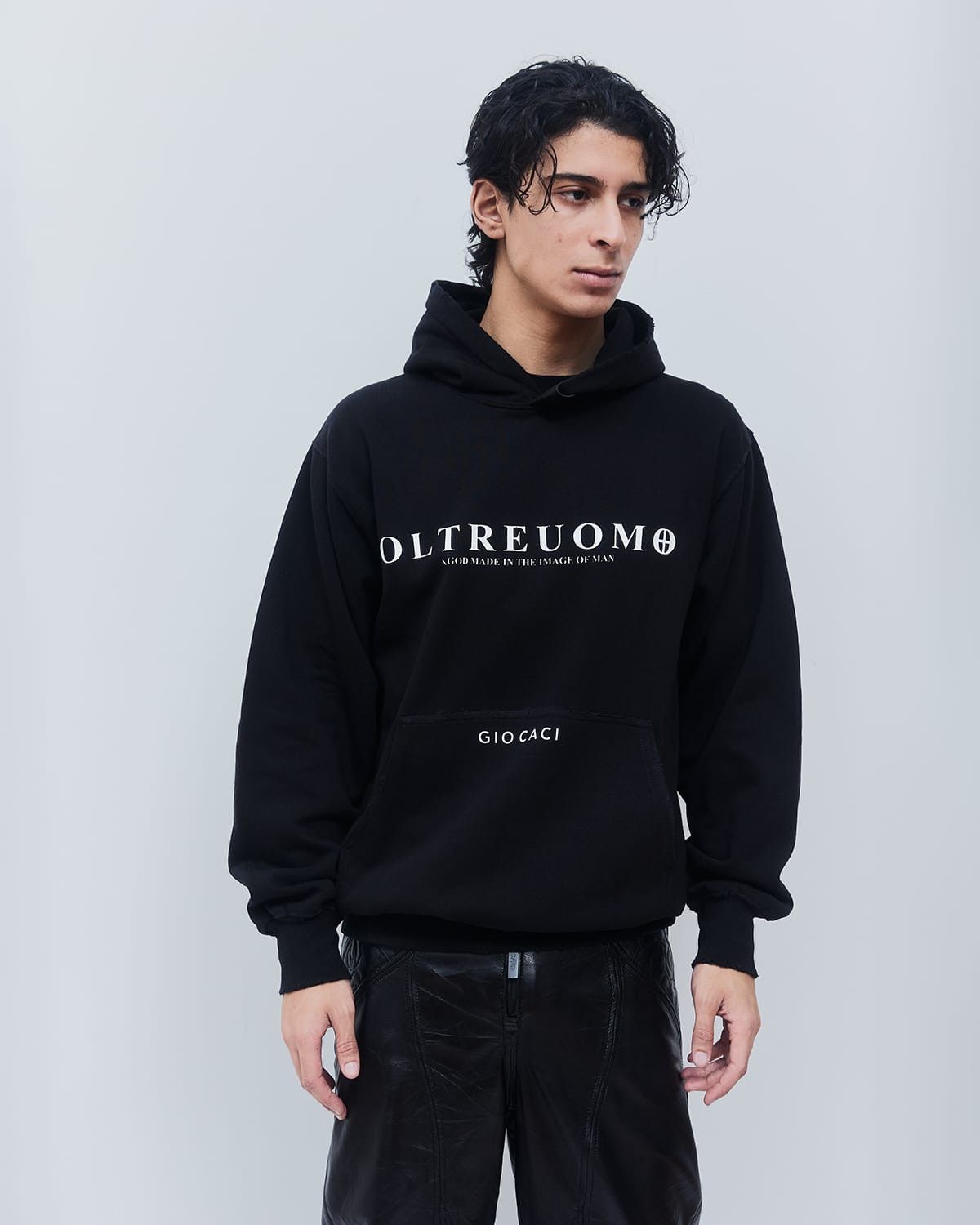 Other Goth Avant Garde GIO CACI OLTREUOMO Hooded Sweater Size US L / EU 52-54 / 3 - 1 Thumbnail