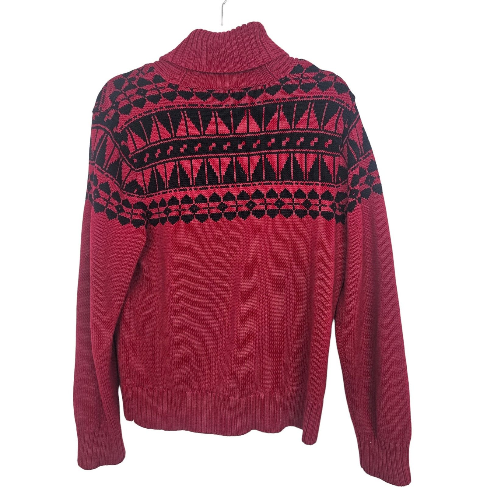 Lauren Ralph Lauren Lauren Ralph Lauren Womens Aztec Sweater L Southwestern Prep Size L / US 10 / IT 46 - 6 Thumbnail