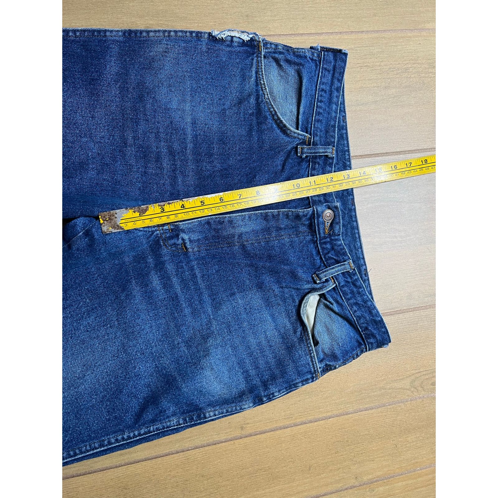 Vintage Vintage 70s 80s Blue Denim Jeans Talon Zipper USA 36x32 Size US 36 / EU 52 - 7 Thumbnail