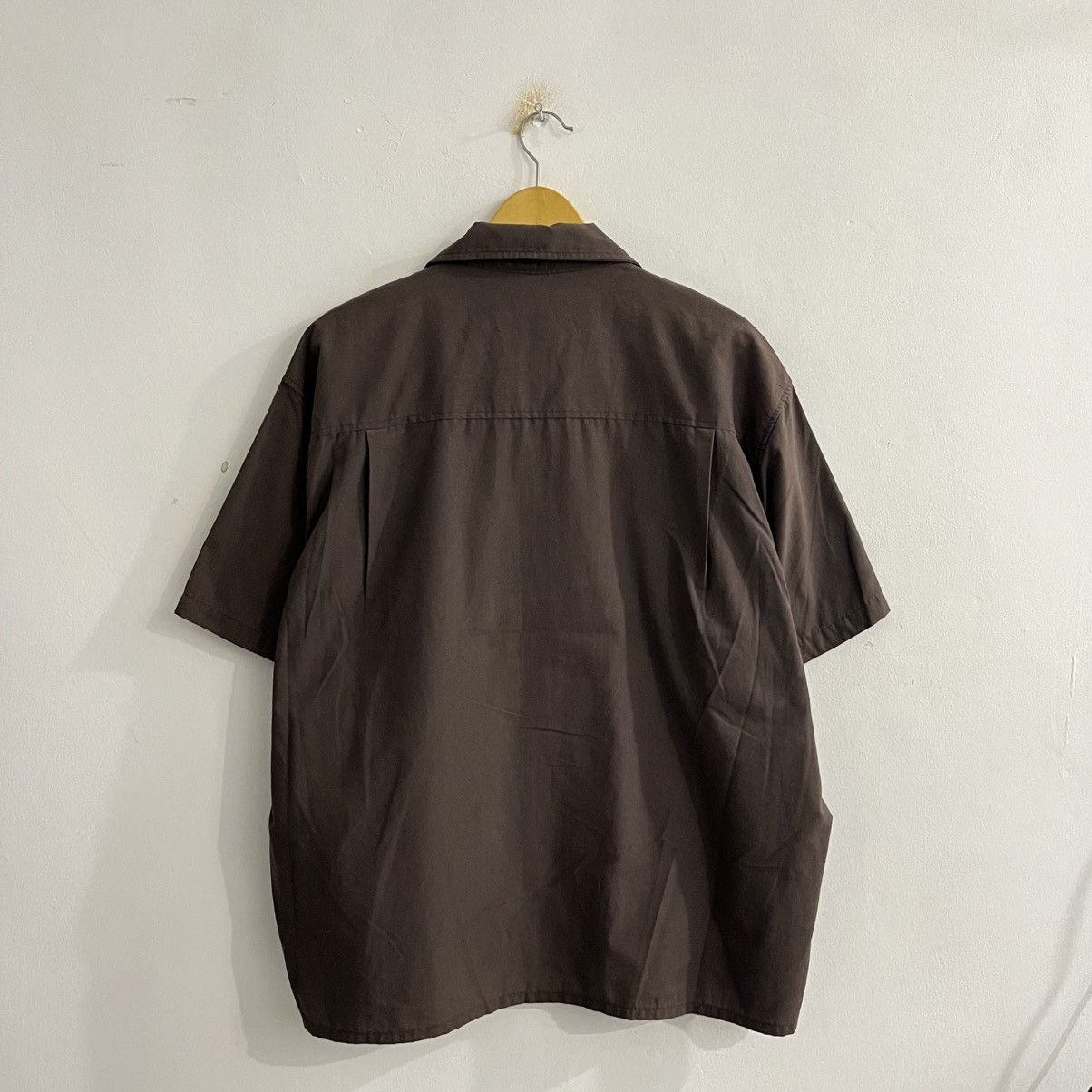 Japanese Brand Cord Textured Embroidered Button Up Size US L / EU 52-54 / 3 - 6 Thumbnail