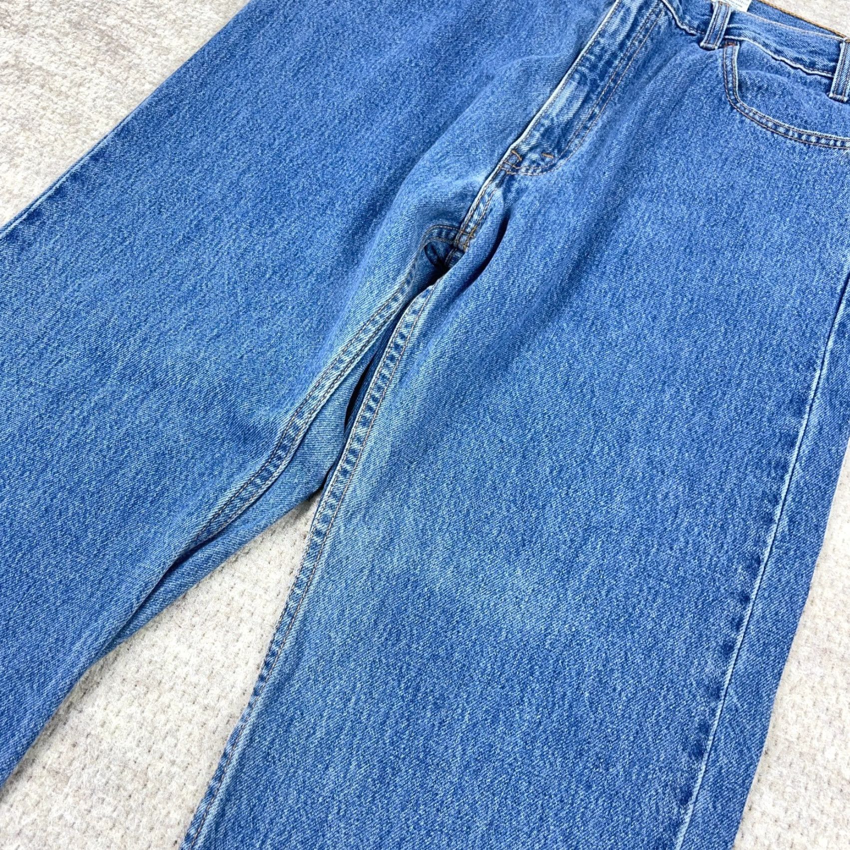 Levi's VINTAGE Levi's 505 Jeans Men 36x30 Straight Leg Regular Fit Medium Wash 90s Classic Blue Size US 36 / EU 52 - 6 Thumbnail