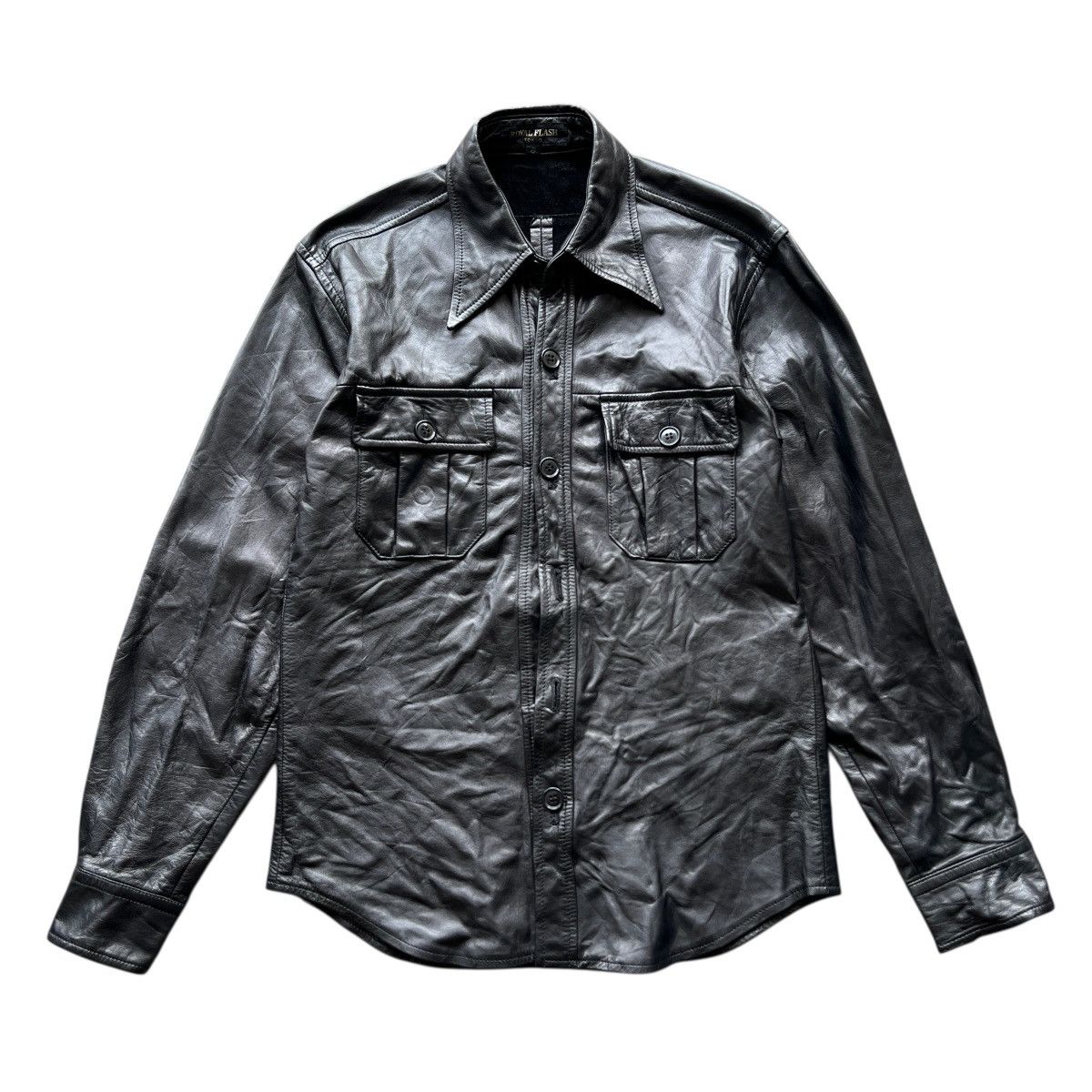 If Six Was Nine 🔥 Royal Flash Cowhide Button Shirt Jacket Made In Japan Size US M / EU 48-50 / 2 - 1 Thumbnail