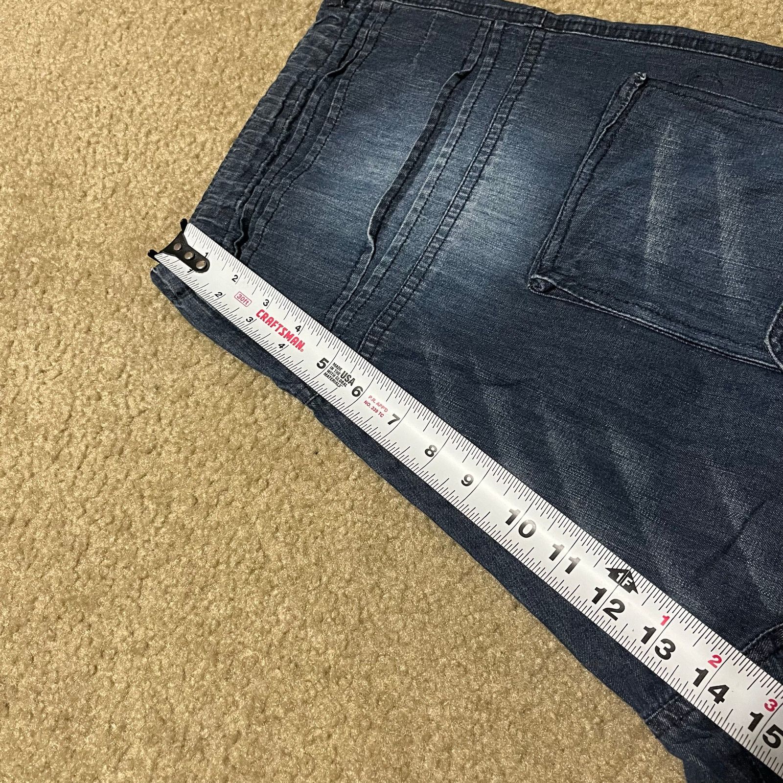 Sean John Sean John Y2K Baggy Skater Faded Dark Washed Jeans 35W Size US 35 - 8 Thumbnail