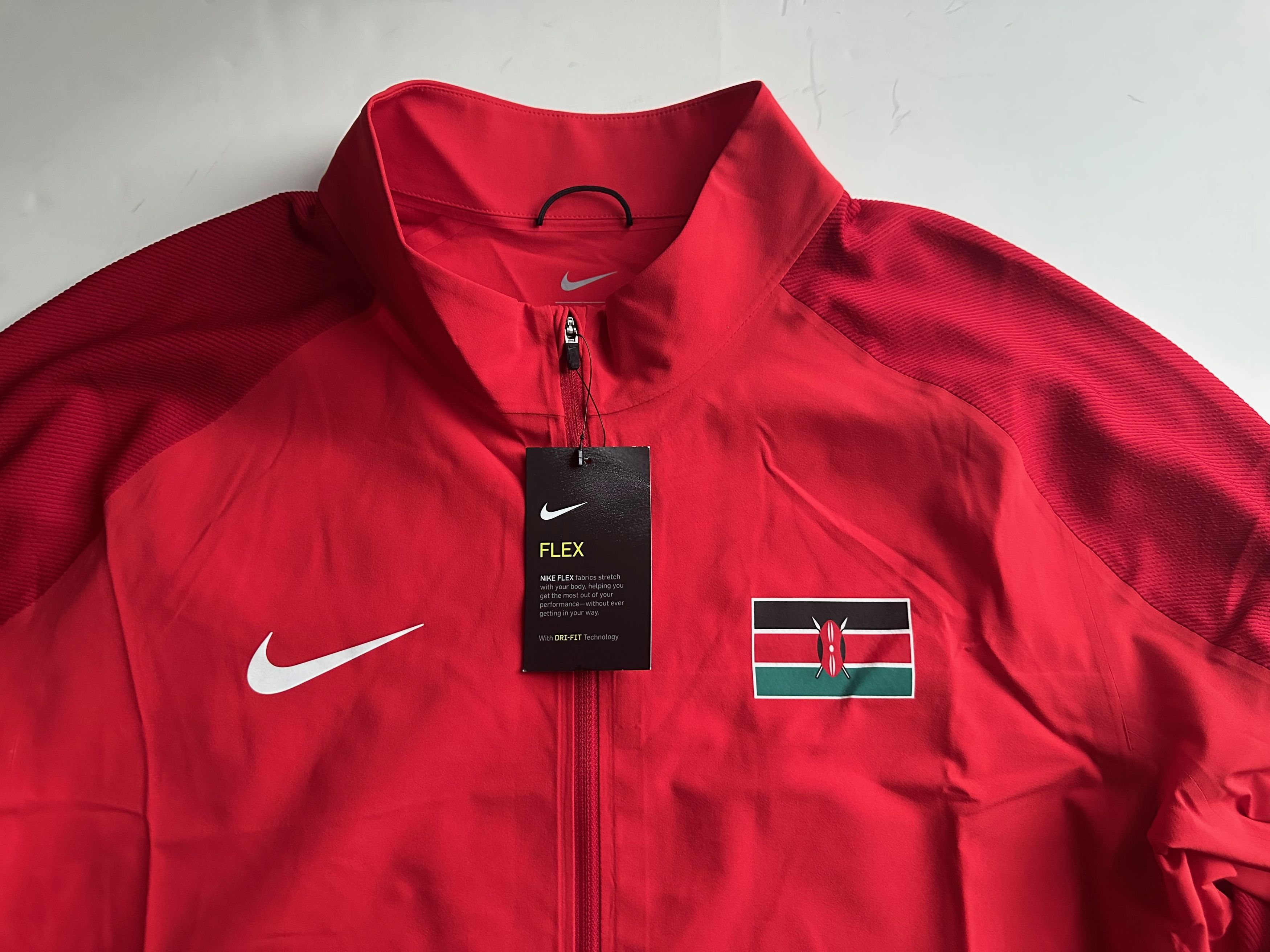 Nike Nike Kenya Training/Running Jacket - Red - XXL (NWT) Size US XXL / EU 58 / 5 - 4 Thumbnail