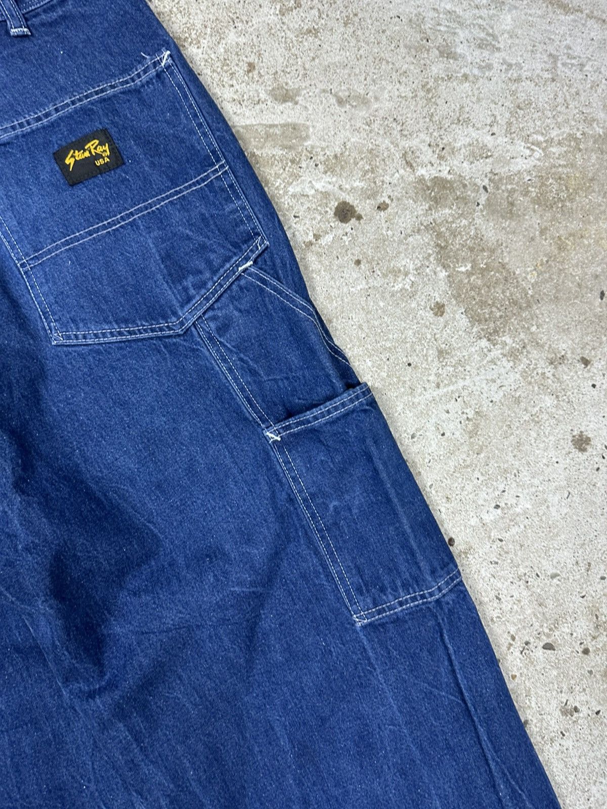 JNCO × Stan Ray × Vintage Vintage 90s Stan Ray USA Baggy Carpenter Denim Pants Jeans Size US 33 - 19 Thumbnail