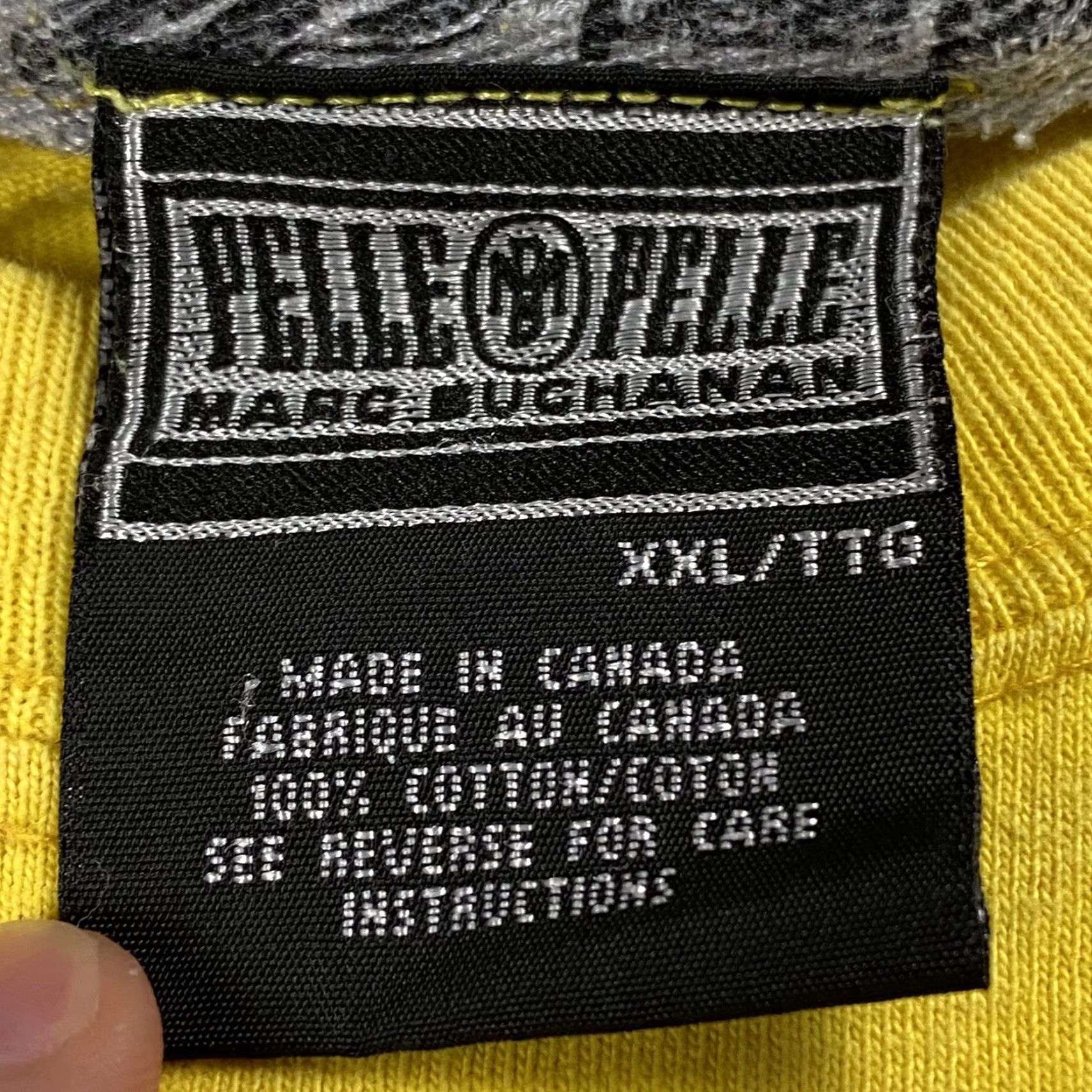 Pelle Pelle VINTAGE Pelle Pelle Long Sleeve T-Shirt Men 2XL Yellow Hip Hop Graphic Rap Tee 2000s XXL Mens Size US XXL / EU 58 / 5 - 6 Thumbnail