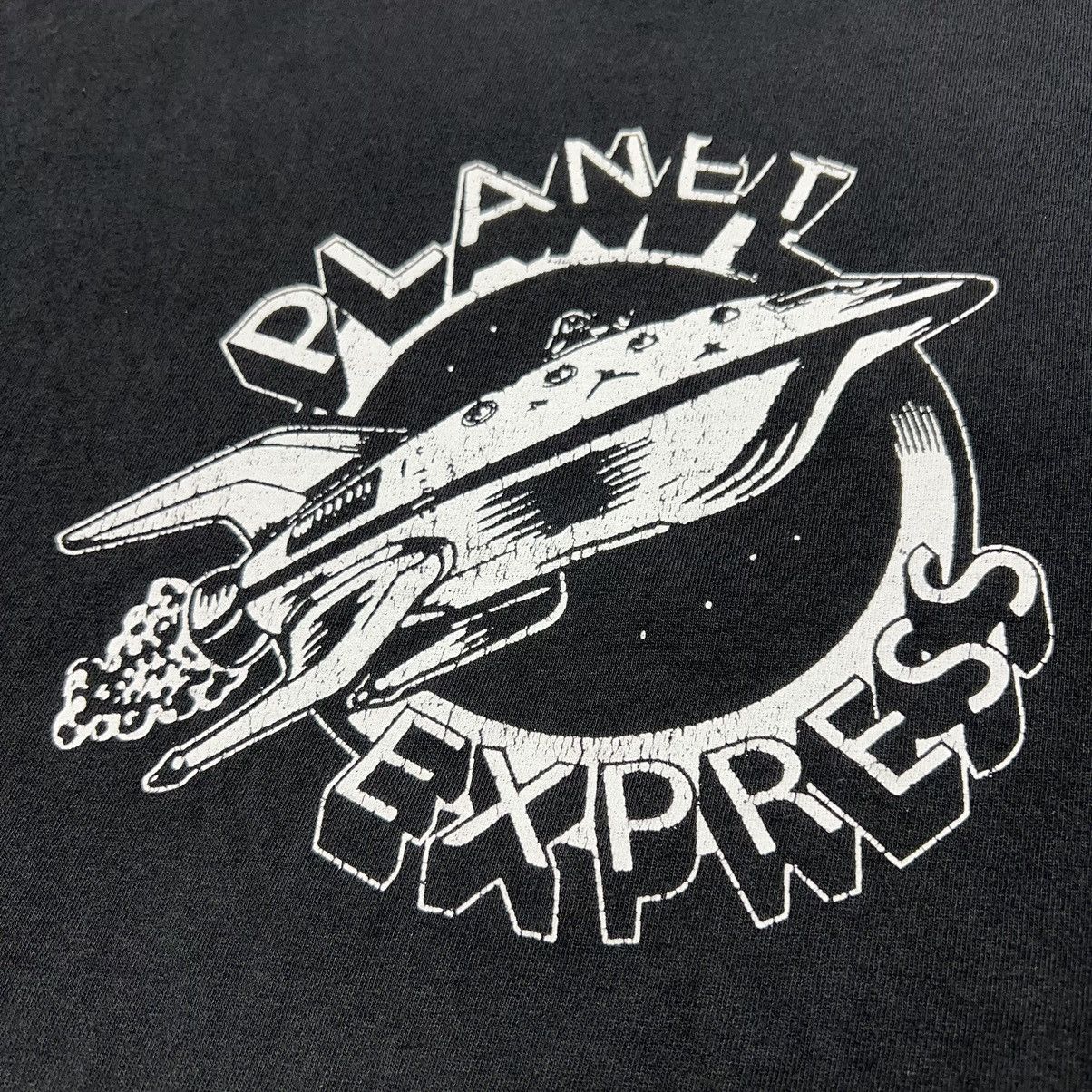 Delta × Vintage VTG Futurama Tee Shirt Black Planet Express Delta TV Cartoon Size US XXL / EU 58 / 5 - 4 Thumbnail