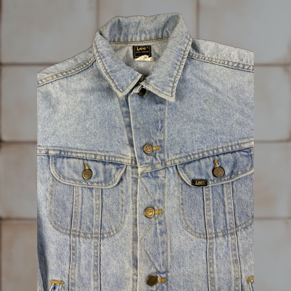 Lee VINTAGE Lee Denim Jacket Men’s M Blue 90s New Orleans Hard Rock Cafe Embroidered Bomber USA Button Size US M / EU 48-50 / 2 - 1 Thumbnail
