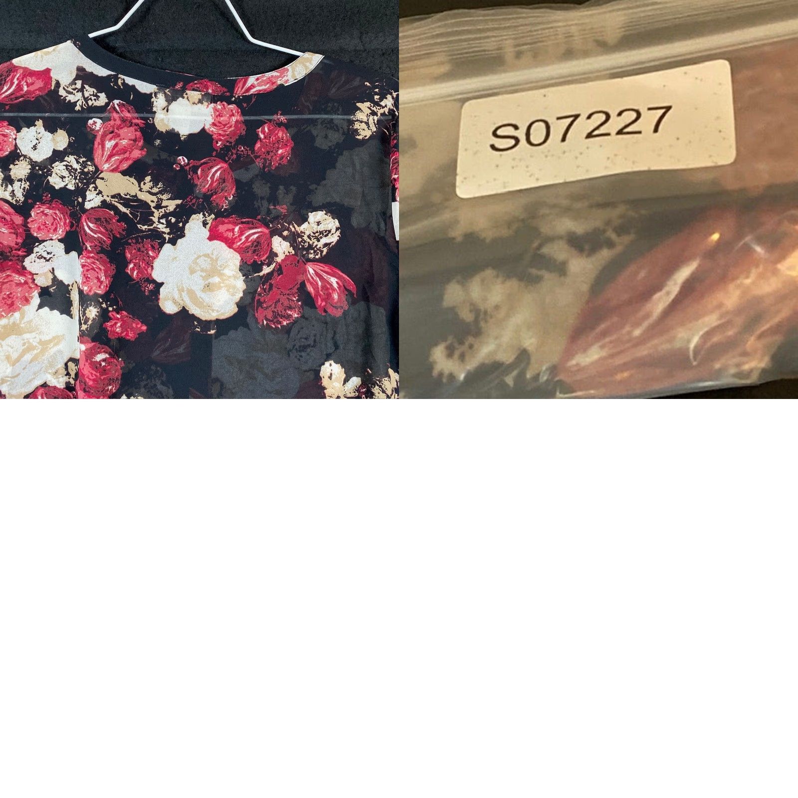 Loft LOFT Blouse Black Floral Casual Sheer Round Neck Long Sleeve Bell Sleeve S Women Size S / US 4 / IT 40 - 9 Thumbnail