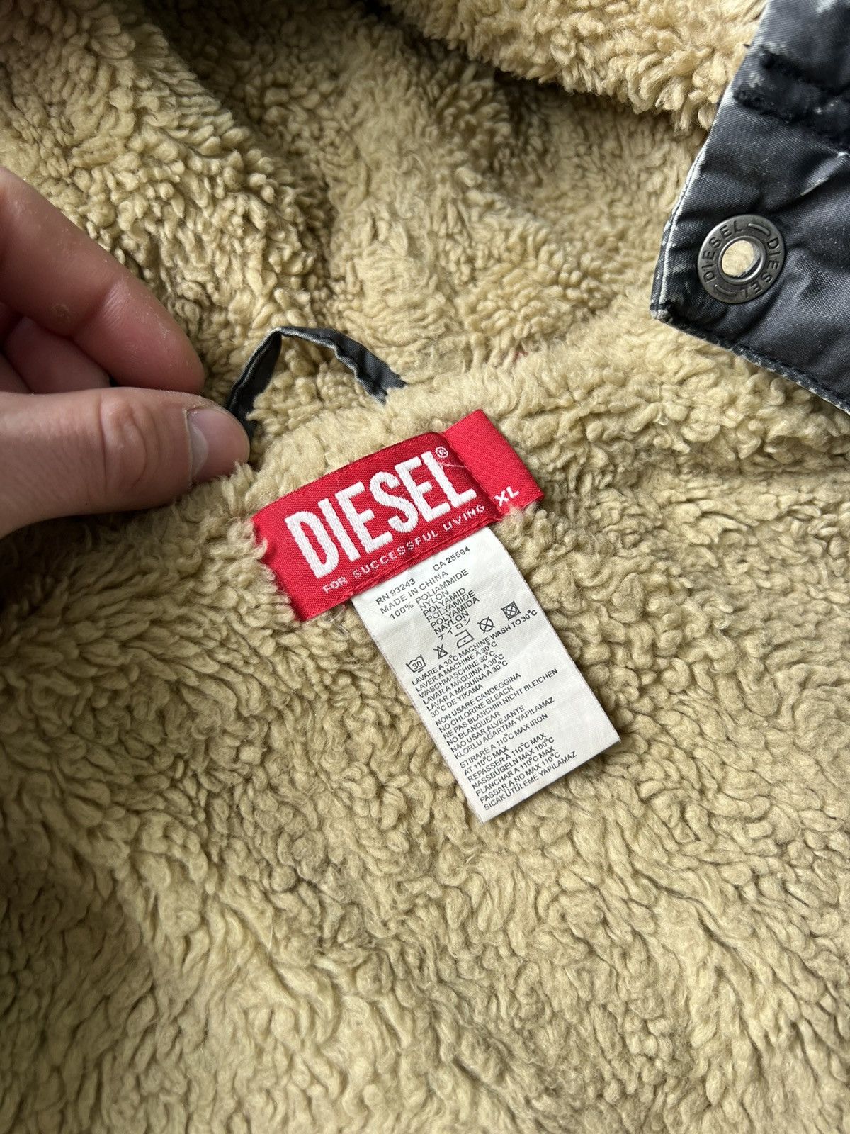 Diesel Crazy Vintage Diesel Avant Garde Faded Bomber Parka Jacket Size US XL / EU 56 / 4 - 18 Thumbnail