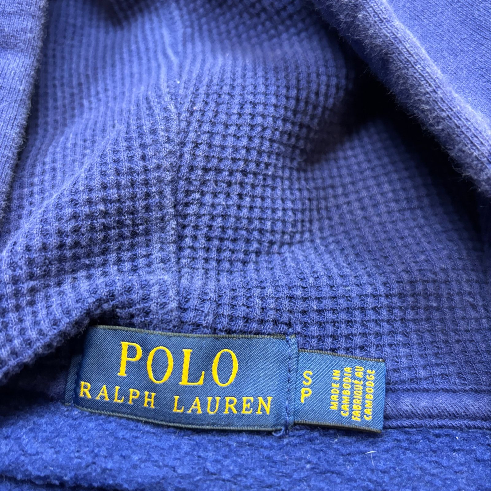 Polo Ralph Lauren Polo Ralph Lauren Waffle Thermal Hood Hoodie Men's Small Size US S / EU 44-46 / 1 - 4 Thumbnail
