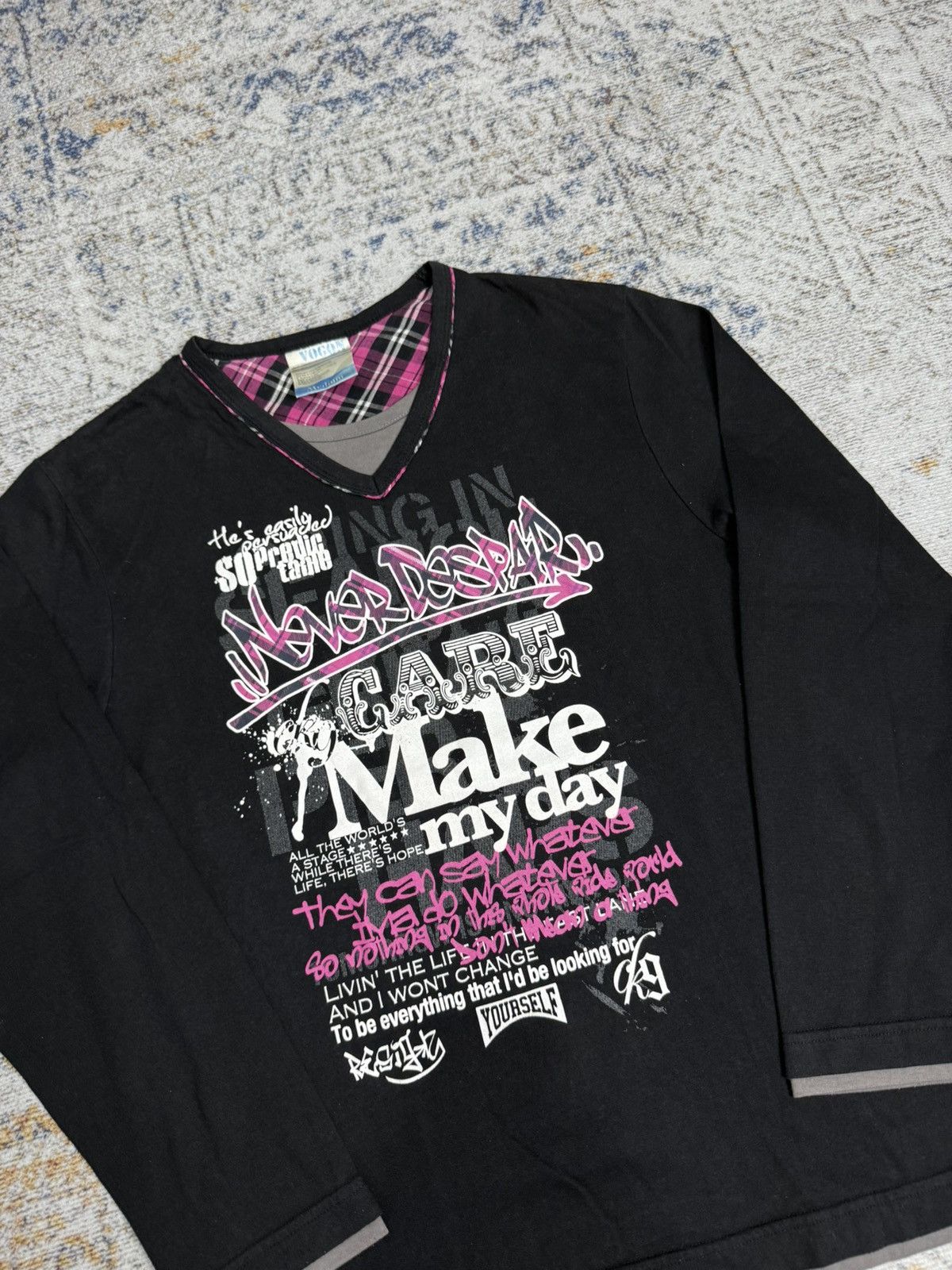 Japanese Brand Vogon ifsix style long sleeve Size US M / EU 48-50 / 2 - 2 Thumbnail