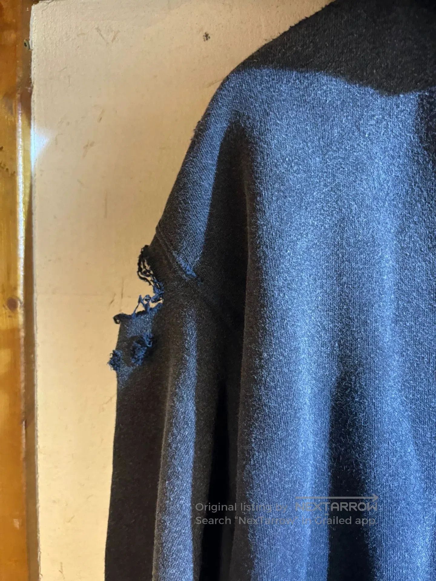 Hiroshi Fujiwara Manual Yutaka Fujiwara Distressed Hoodie. Size US XL / EU 56 / 4 - 7 Thumbnail