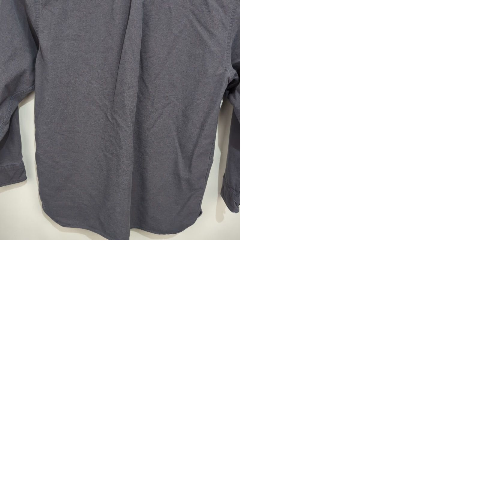 Vintage LL Bean Chamois Gray Button Up Shirt Men’s Large Reg Traditional Fit Thick Size US L / EU 52-54 / 3 - 11 Thumbnail