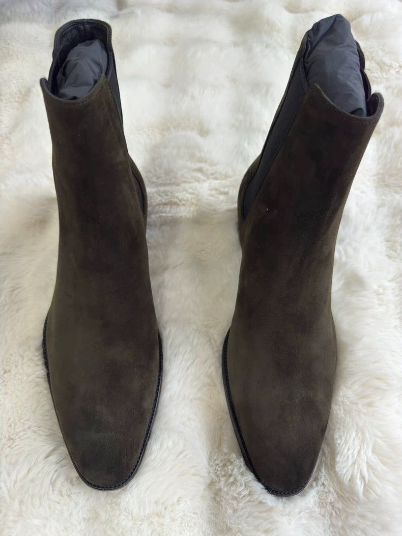 Saint Laurent Paris Saint laurent paris Suede Chelsea boots 2506-Nextarrow Size US 8 / EU 41 - 4 Thumbnail