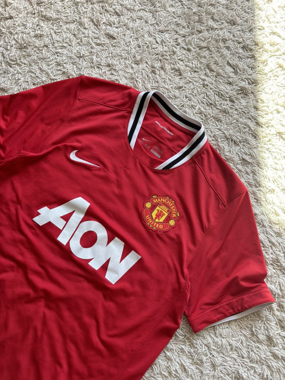 Nike Vintage Soccer Jersey Nike X Manchester United Size US M / EU 48-50 / 2 - 2 Thumbnail