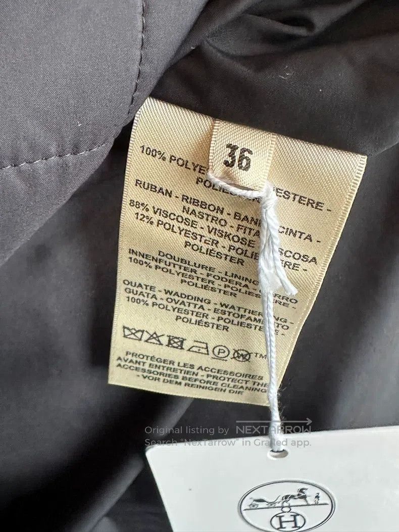 Hermes Hermes Autumn and winter tailored overcoat Size XS / US 0-2 / IT 36-38 - 4 Thumbnail