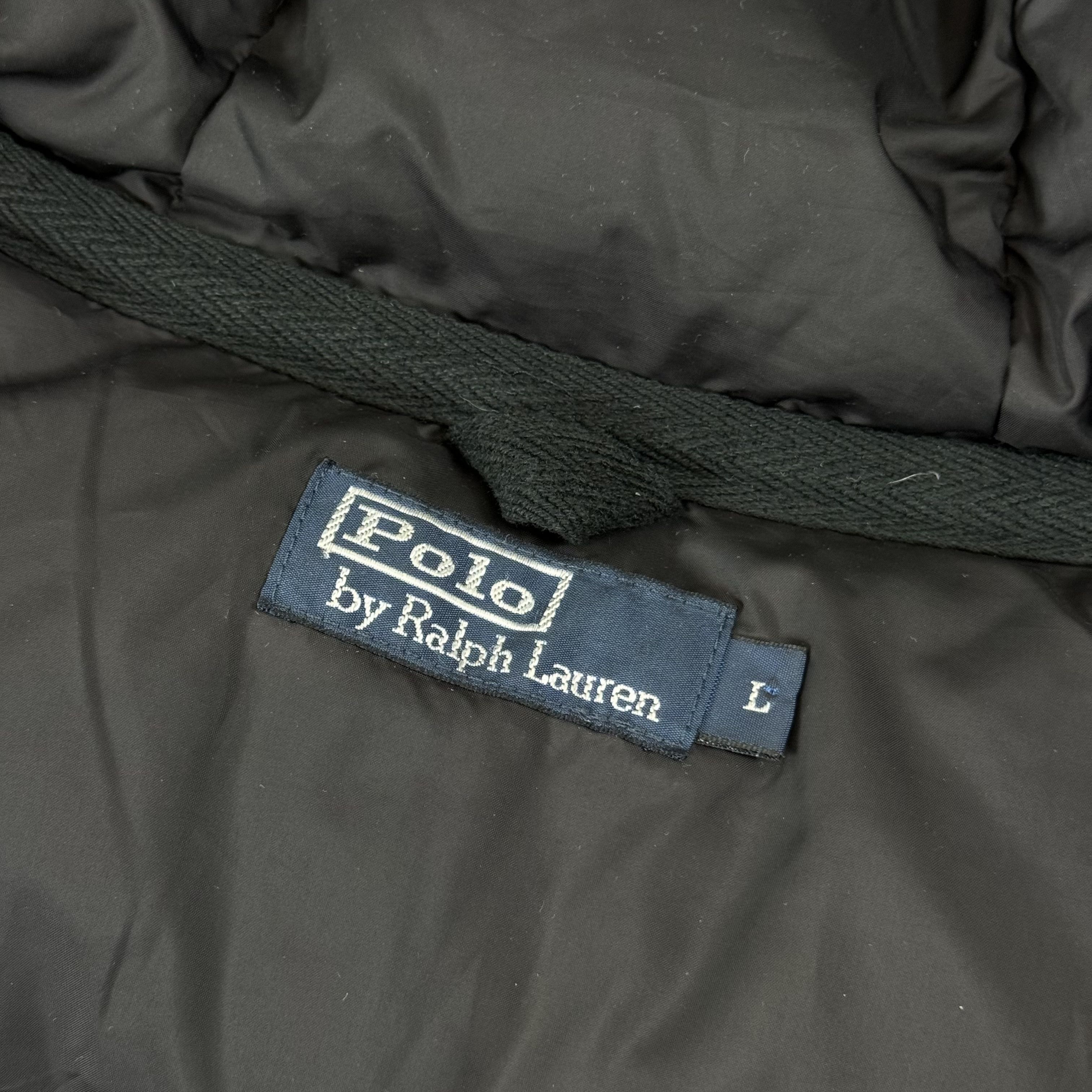 Polo Ralph Lauren Vintage Polo Ralph Lauren 90s Black Bomber Puffer Jacket L Size US L / EU 52-54 / 3 - 7 Thumbnail