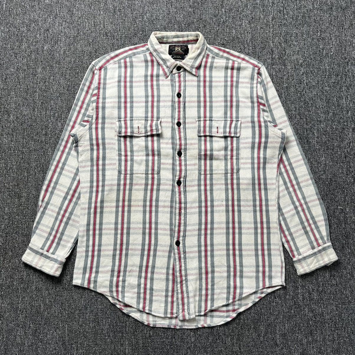 Double RRL Ralph Lauren flannel plaid shirt