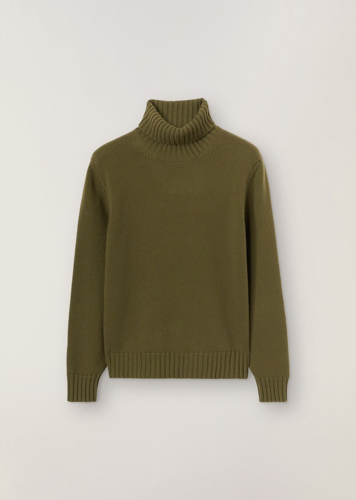 image of Loro Piana O1Loc1C0124 Turtleneck Sweater In Green, Men's (Size Large)