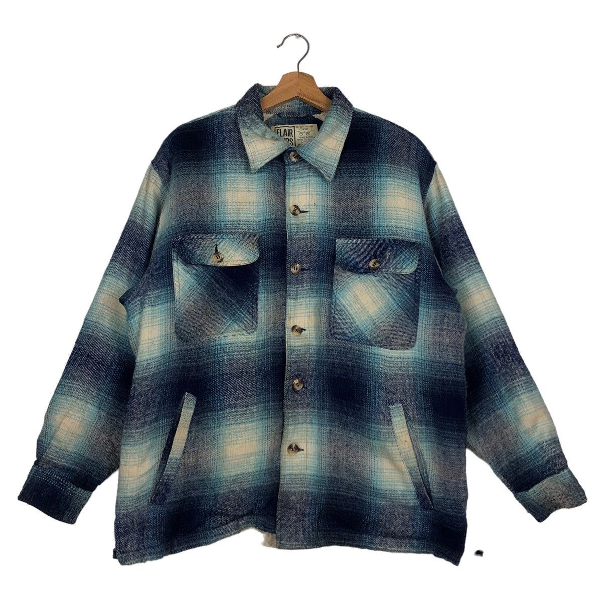 🔥Vintage Flannel Jacket Flair Heirs Japan Issey Miyake