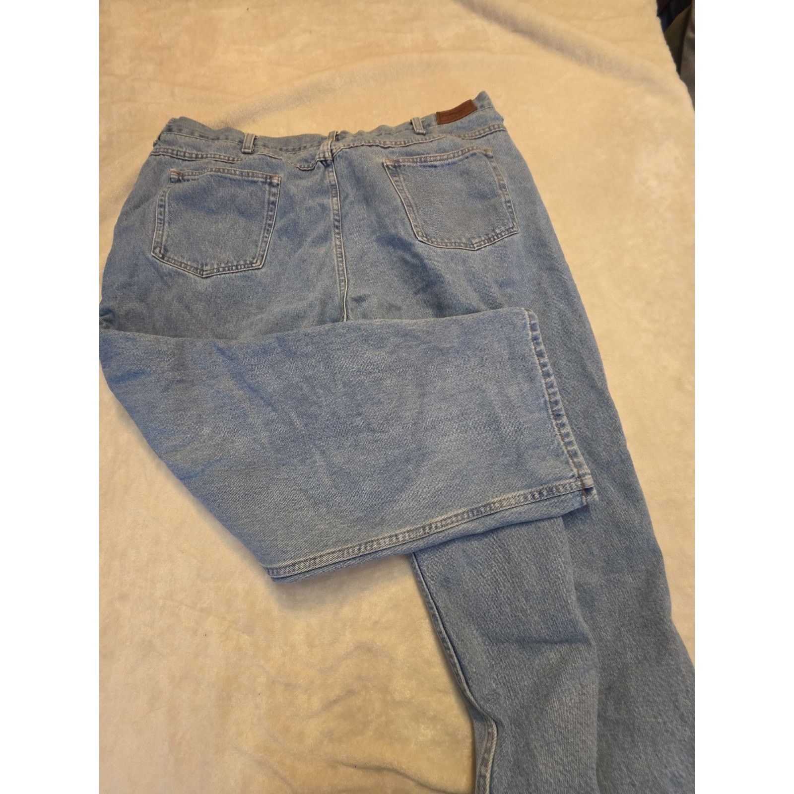 L.L. Bean LL Bean Men's Size 46x29 Comfort Waist 100% Cotton Blue Jean Size US 44 / EU 60 - 5 Thumbnail