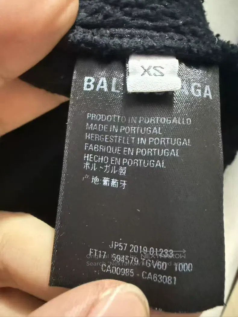 Balenciaga Balenciaga Black Glitter Wheat Pattern Sweater Size US XS / EU 42 / 0 - 4 Thumbnail