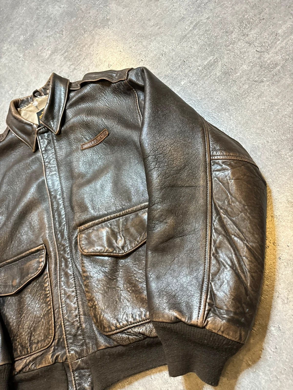 Avirex Avirex vintage retro a-2 jacket top gun Size US L / EU 52-54 / 3 - 3 Thumbnail