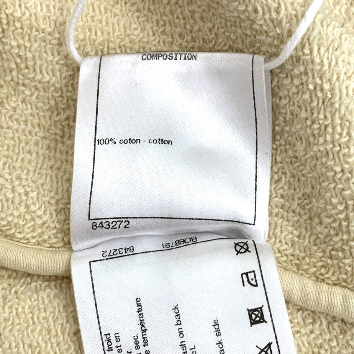 Chanel Chanel Off-white Logo Letter Beaded Sweatshirt K26WX Size L / US 10 / IT 46 - 7 Thumbnail