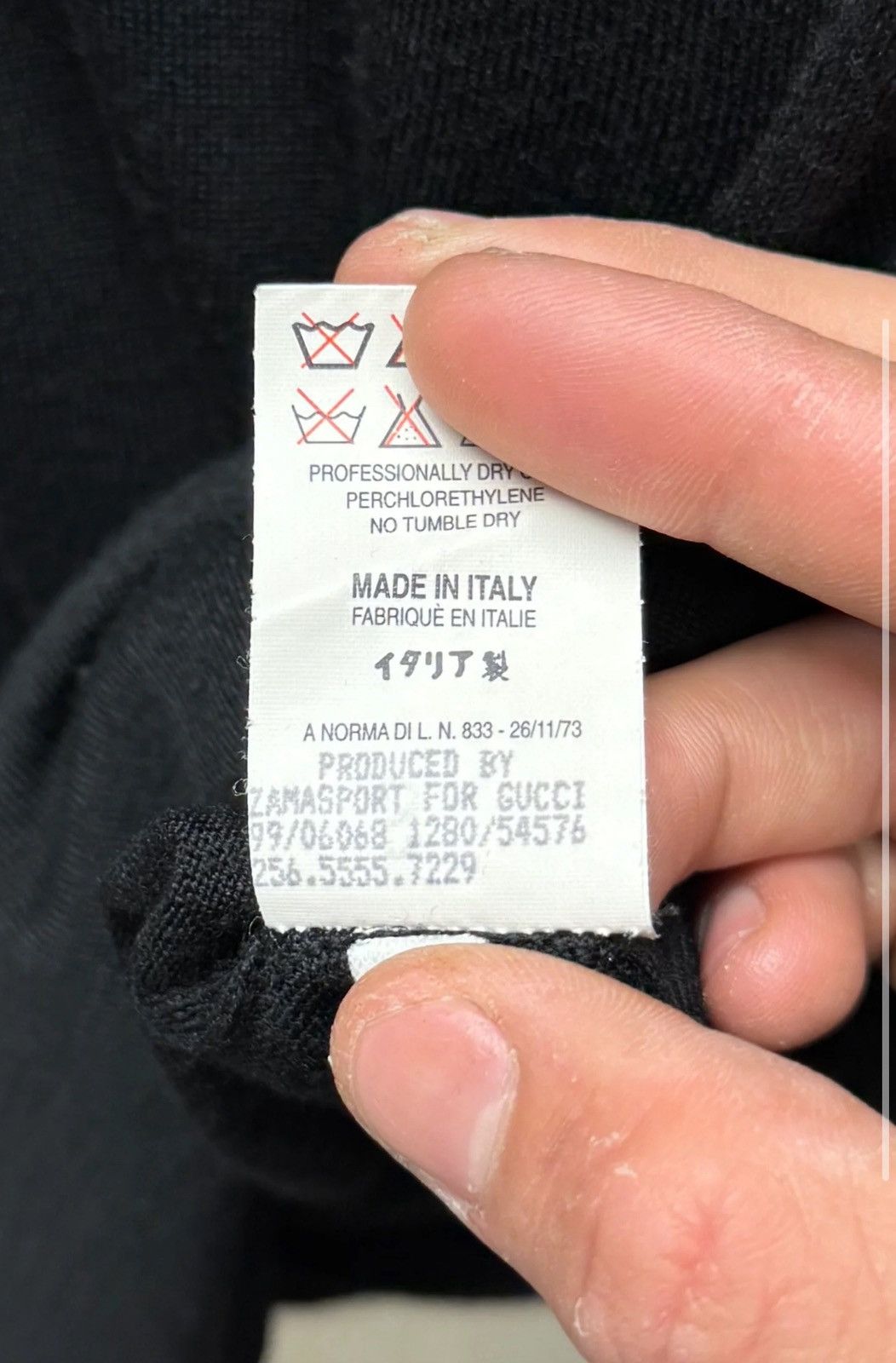 Gucci AW1999 Gucci by Tom Ford 'Pin' Black Cashmere Sweater Size S / US 4 / IT 40 - 5 Thumbnail