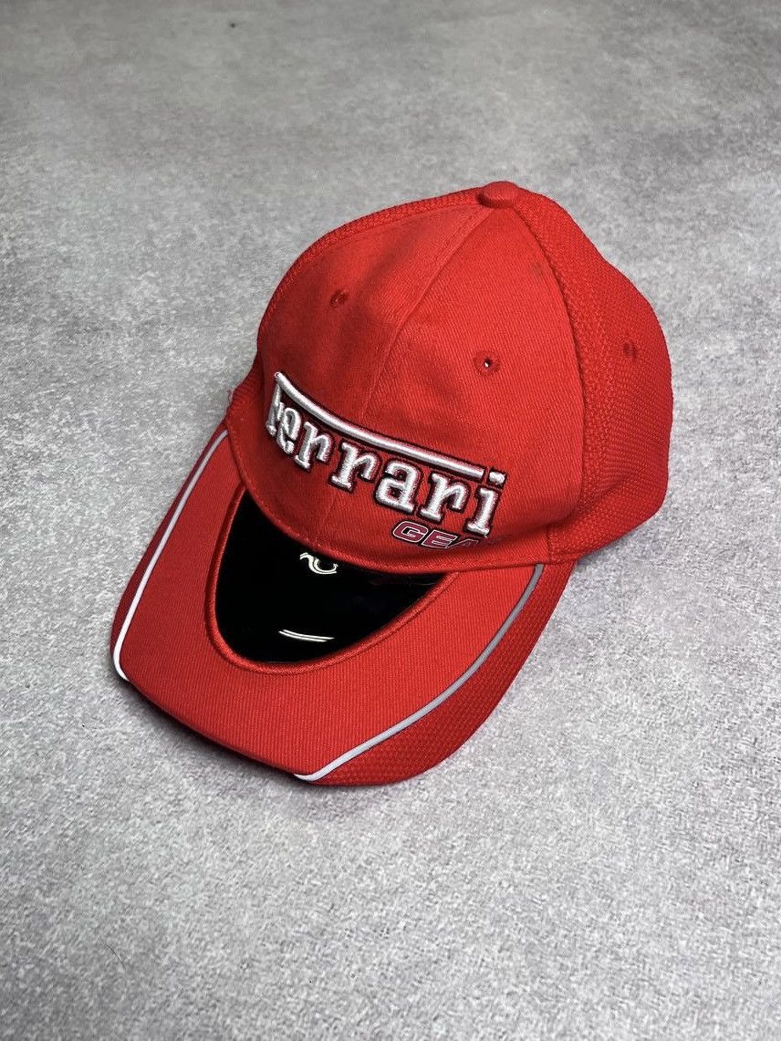 Ferrari Vintage Ferarri Racing F-1 Cap Os Size ONE SIZE - 2 Thumbnail