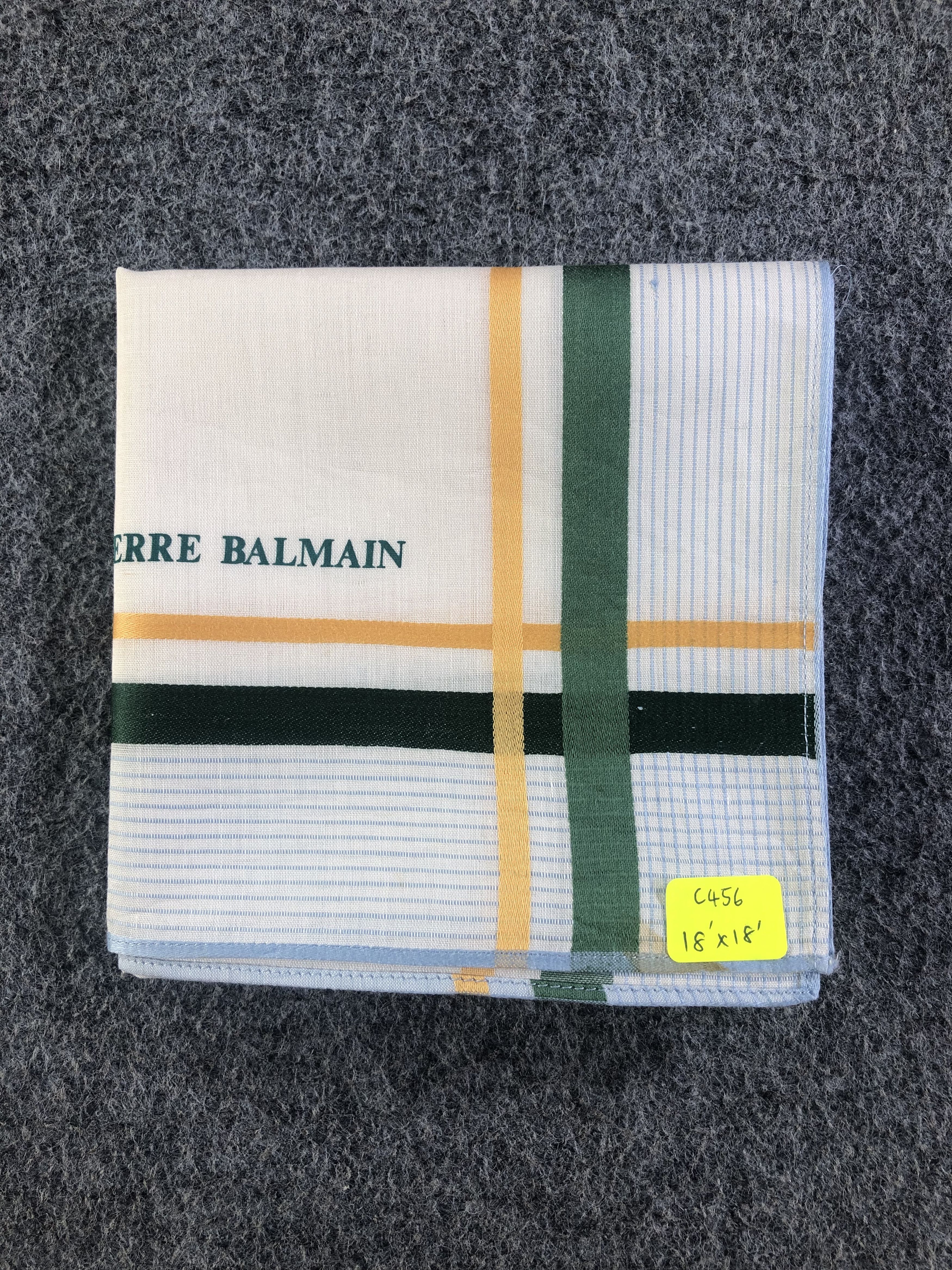 Pierre Balmain Pierre Balmain Handkerchief / Bandana / Neckerchief C456 Size ONE SIZE - 8 Thumbnail