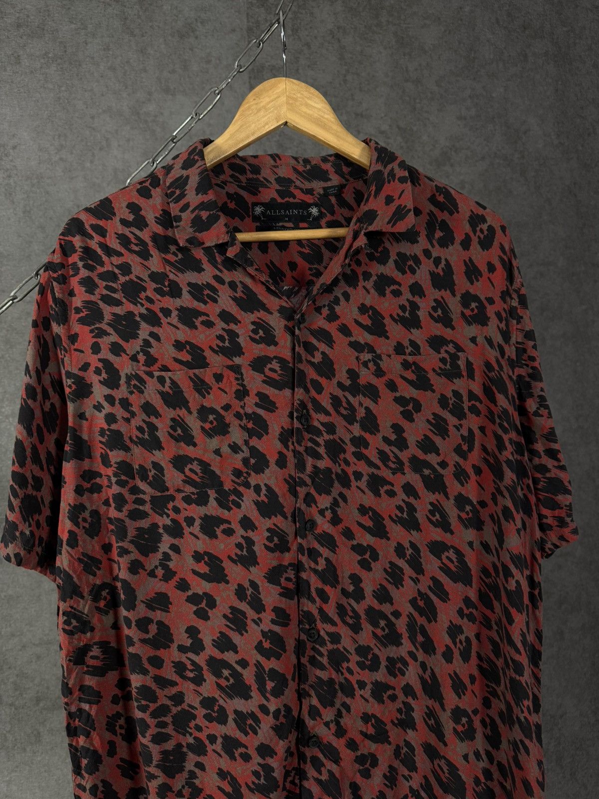Allsaints Allsaints designer art hawaiian relaxed shirt Size US M / EU 48-50 / 2 - 3 Thumbnail