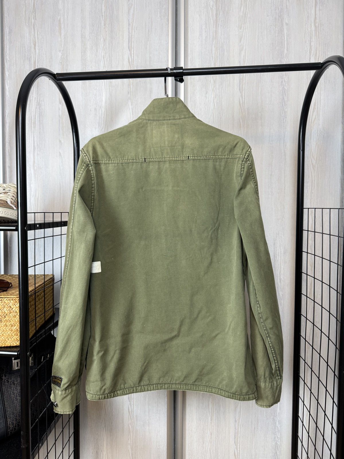 G-Star G-Star Raw vintage faded cotton trench overshirt jacket Size US XL / EU 56 / 4 - 9 Thumbnail