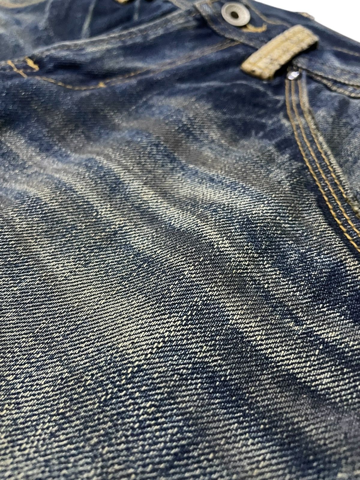Hysteric Glamour × semanticdesign Semantic Design Japan Snake Skin Flap Pocket Muddy Jeans Size US 30 / EU 46 - 16 Thumbnail
