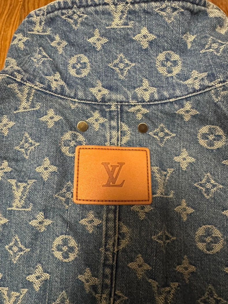Louis Vuitton Louis Vuitton x Supreme Denim Jacket 52-2508 Size US XL / EU 56 / 4 - 4 Thumbnail