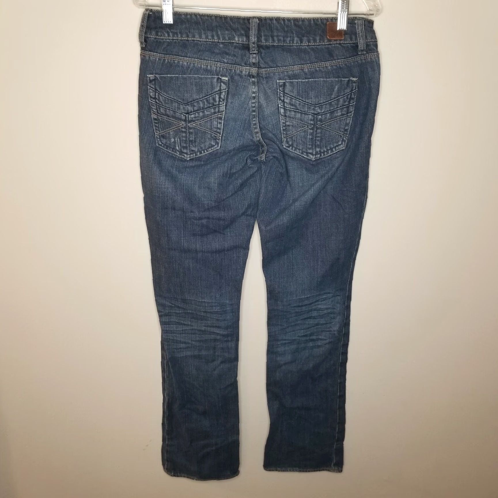 American Eagle Outfitters American Eagle Jeans Womens Distressed Straight Blue Size 6 Reg Jeans Woman Straight Style Distressed Blue 6 Reg Womens Size 28" / US 6 / IT 42 - 4 Thumbnail