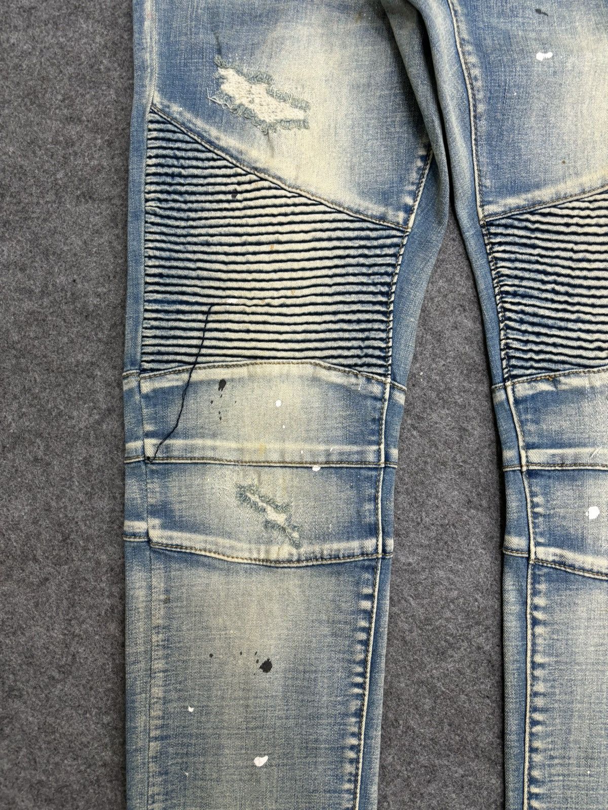 Other 💥Insane Biker Style💥Damati Biker Paint Splatter Pant F501 Size US 34 / EU 50 - 6 Thumbnail
