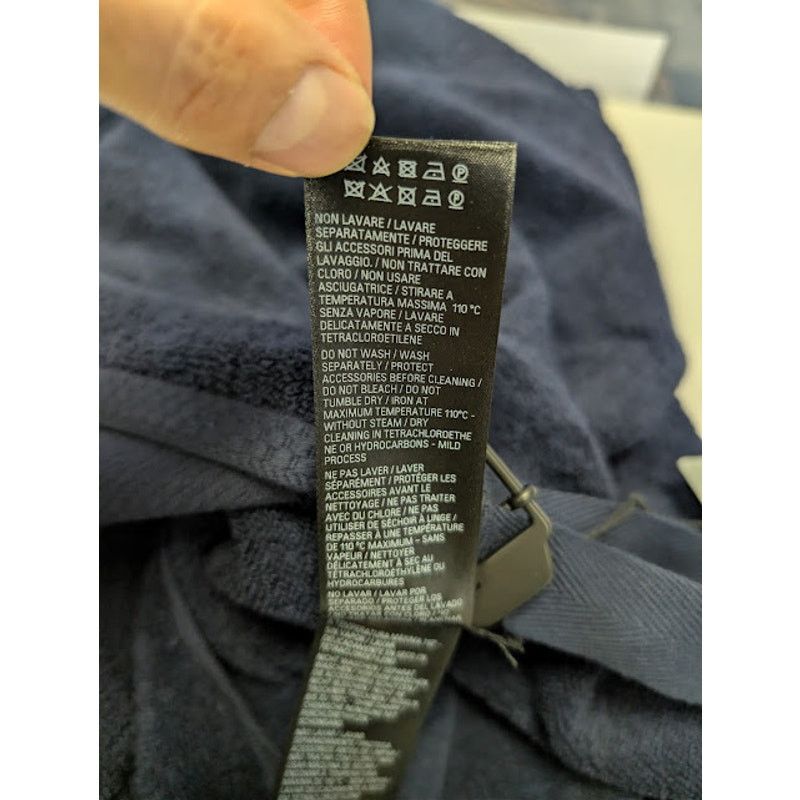 Balenciaga o1rshd1 Size: M / Cotton Skirt Towel in Dark Navy Blue Size 32 - 19 Thumbnail