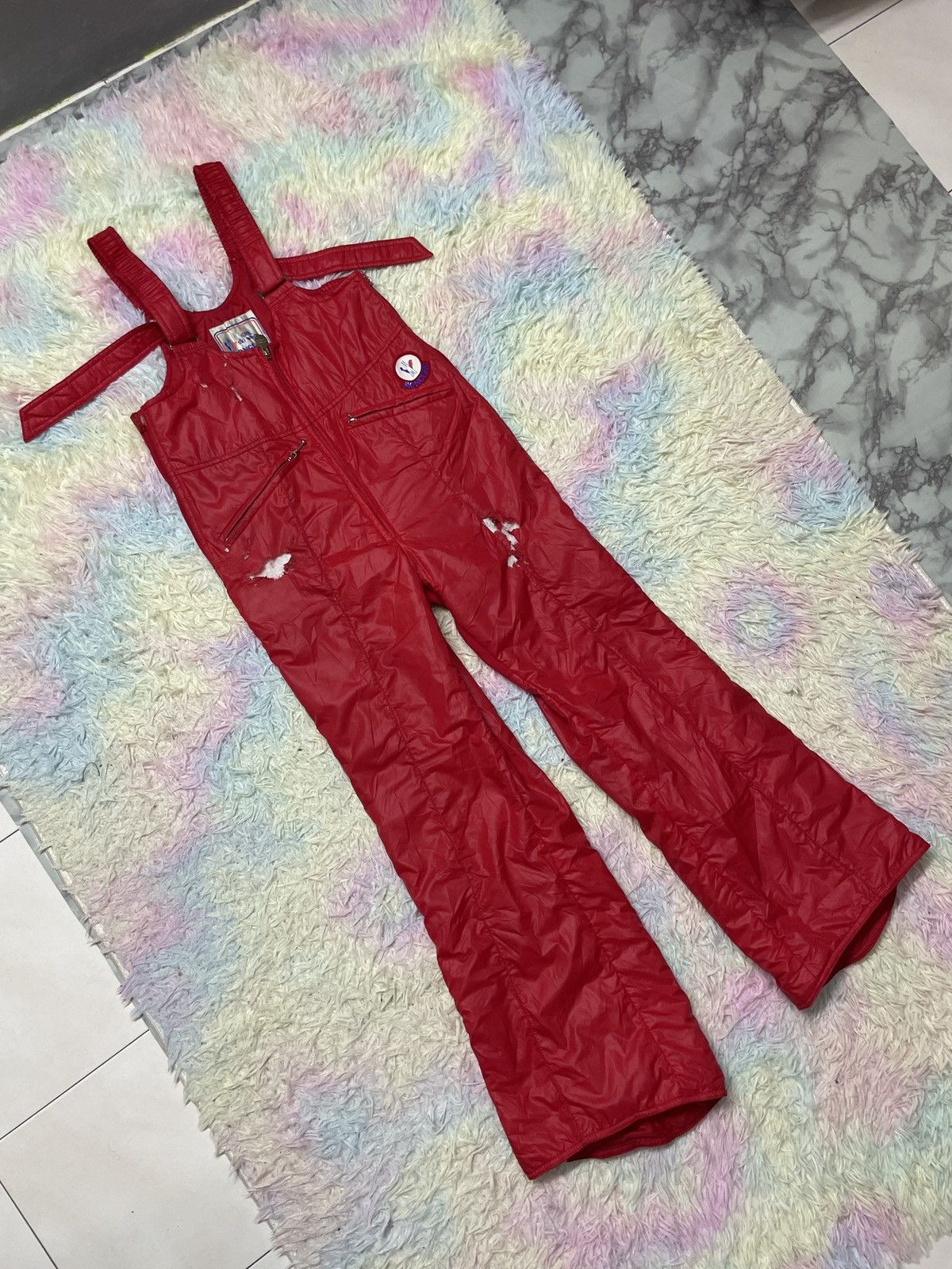 Moncler × Vintage Moncler overall snow ski pants Size US 31 - 1 Thumbnail