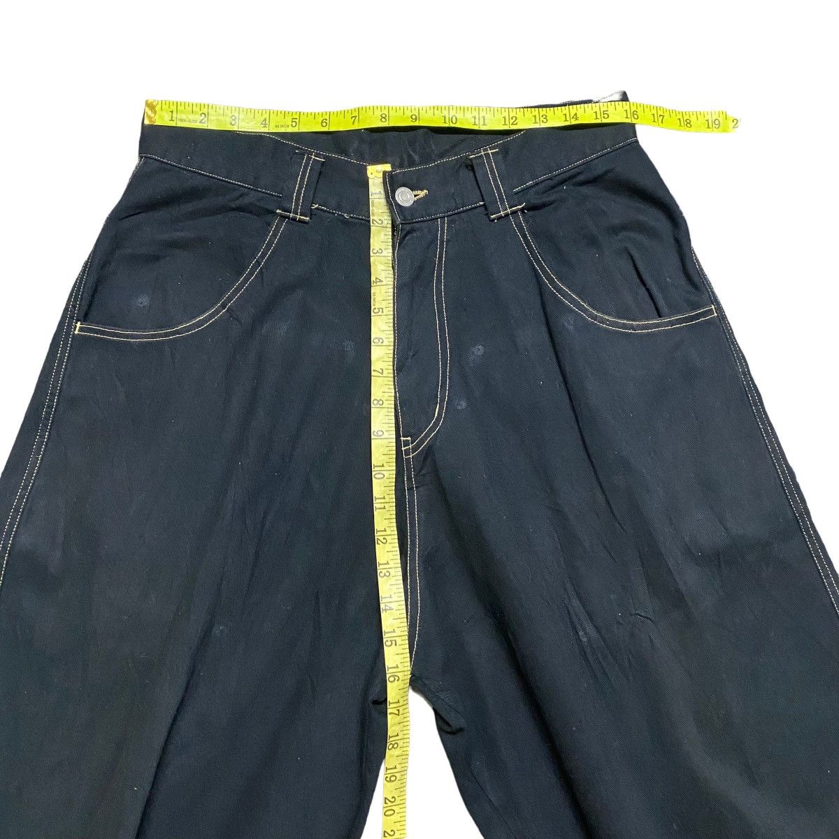 Japanese Brand DIRT LOW Denim Baggy Jeans Size US 32 / EU 48 - 15 Thumbnail