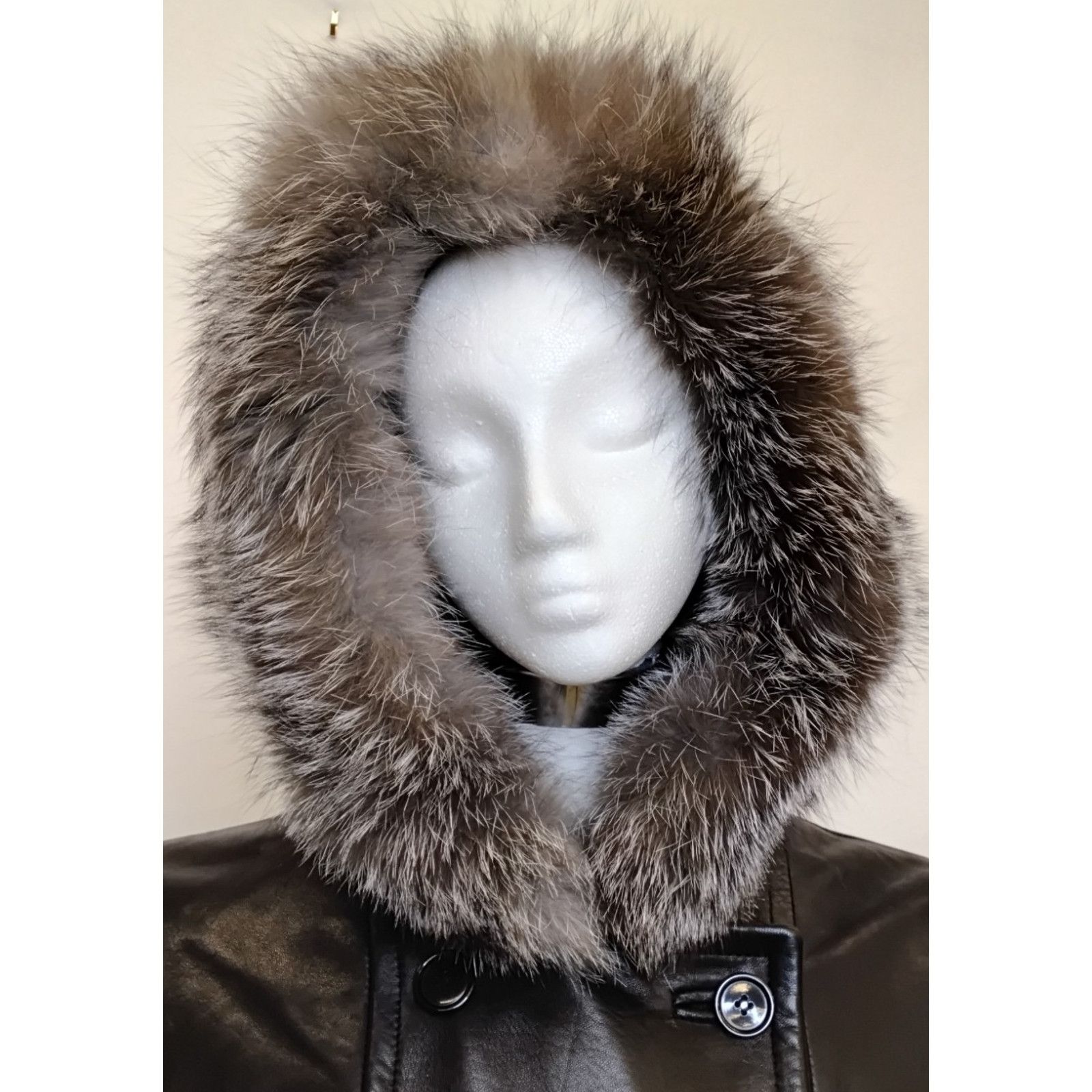 Other Overland Outfitters Leather Overcoat Men's L Real Fox Fur Size US L / EU 52-54 / 3 - 4 Thumbnail