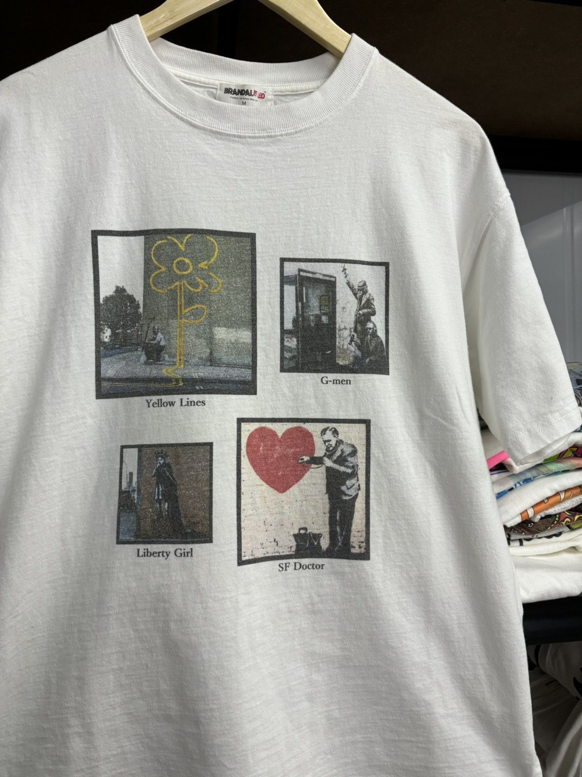Vintage RARE! Vintage Art Banksy Vandal Or Prodigy Size US M / EU 48-50 / 2 - 1 Thumbnail