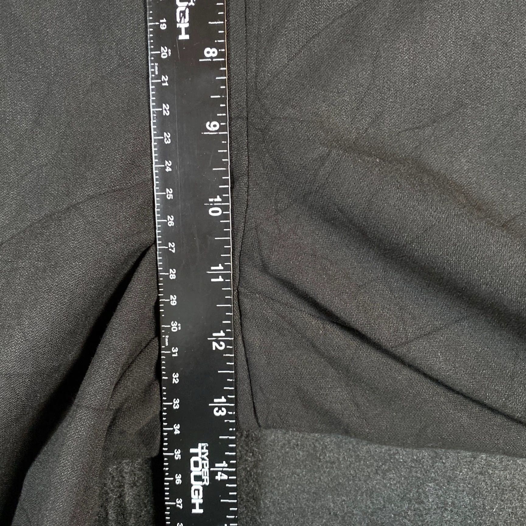 Vintage Chicos Womens Pants Black High Rise Straight Leg Capri Cropped Stretch 2 (L) Size 24" / US 00 / IT 34 - 6 Thumbnail