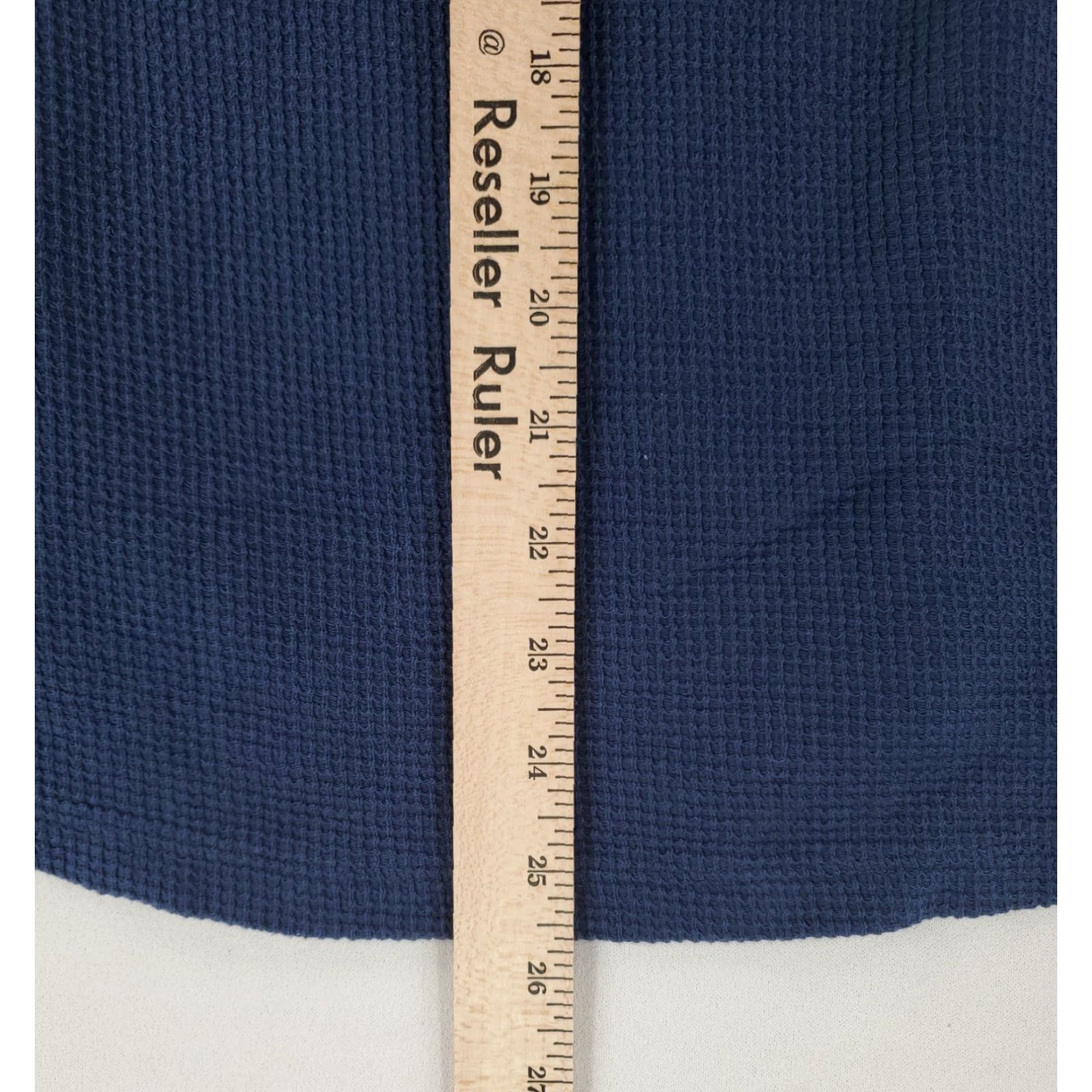 Tecovas Tecovas Shirt Thermal Henley Long Sleeve Blue XL Mens Size US XL / EU 56 / 4 - 5 Thumbnail