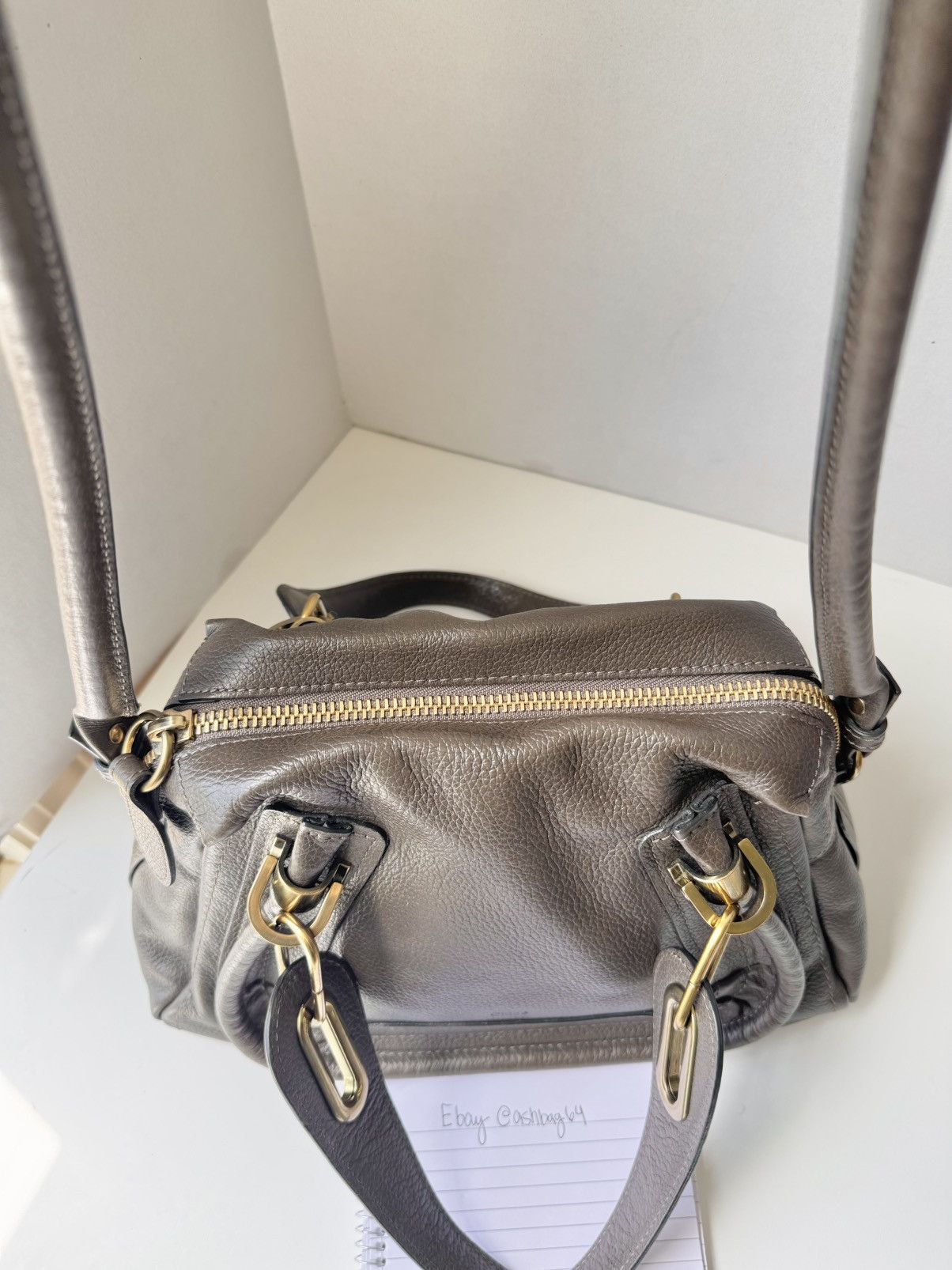 Chloe Chloé Paraty Medium Satchel – Gray with Auth Card Size ONE SIZE - 2 Thumbnail