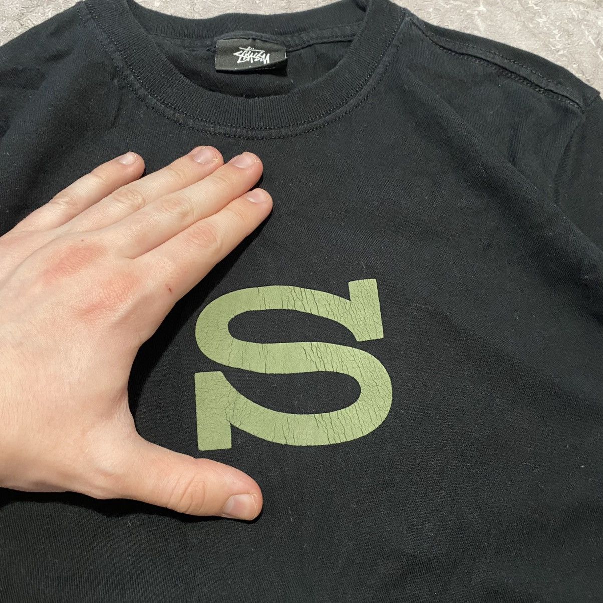 Stussy × Vintage VINTAGE STUSSY CENTER LOGO TEE STREETWEAR Size US M / EU 48-50 / 2 - 5 Thumbnail